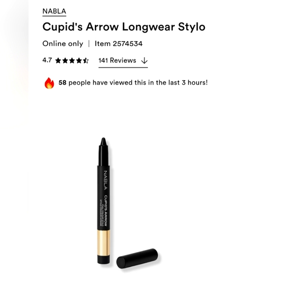 5/75$ NABLA Cupid's Arrow in Black - Picture 6 of 8